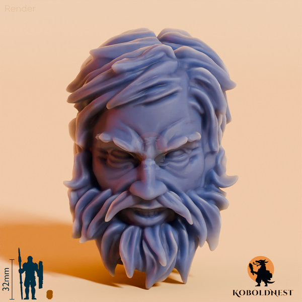 Männerkopf - 68