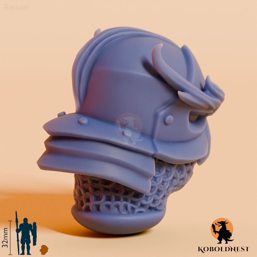 Männerkopf - 69