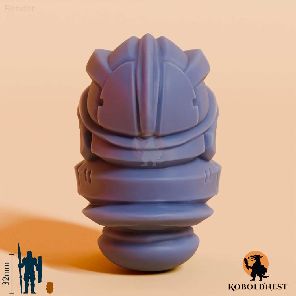 Männerkopf - 76