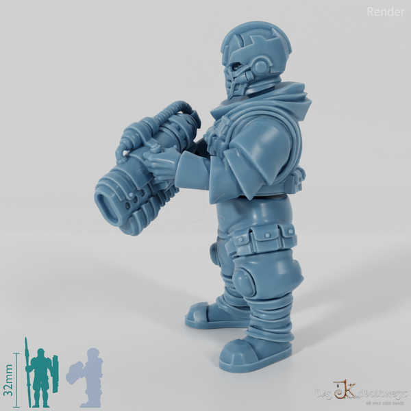 Space Soldiers - Marauder mit Flammenwerfer