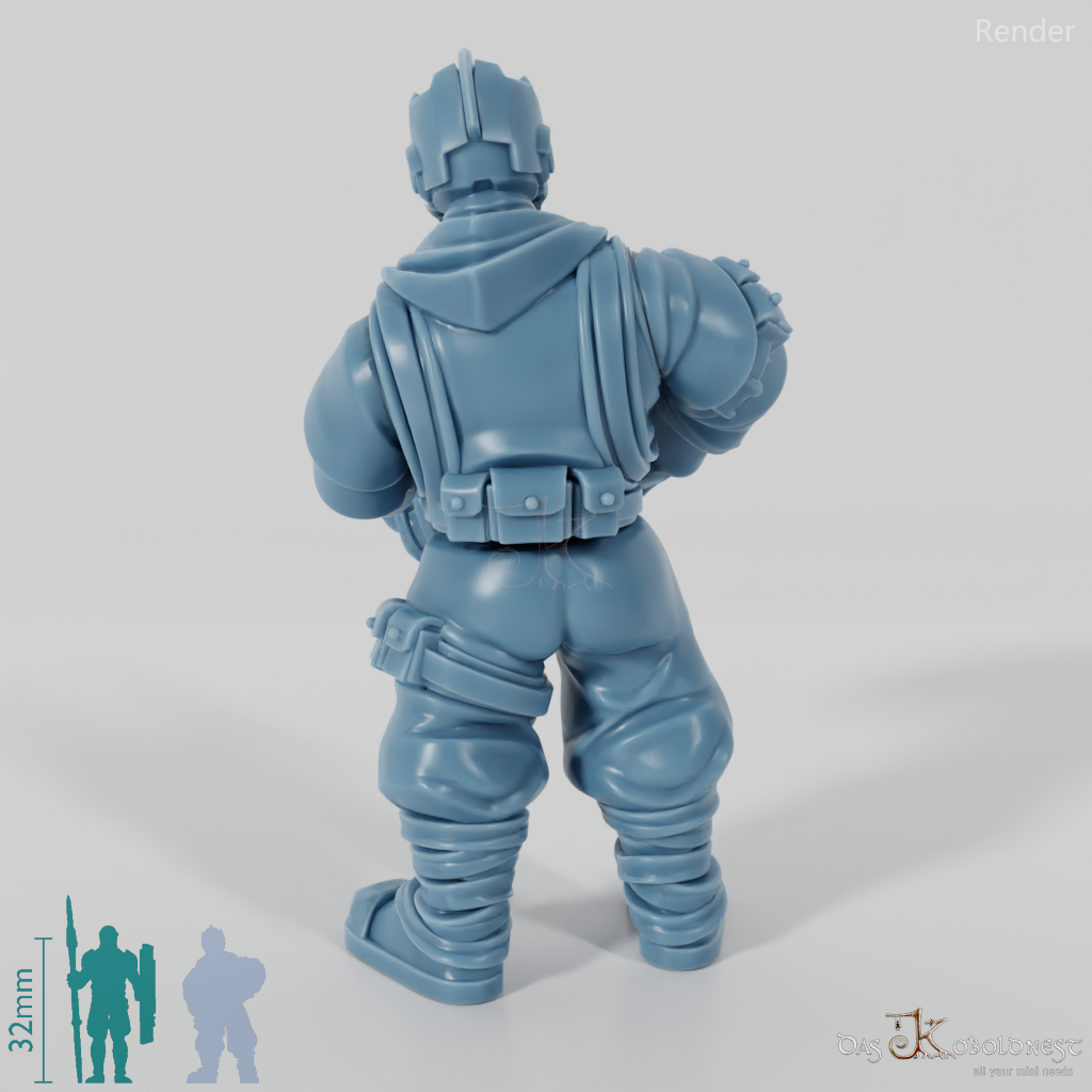 Space Soldiers - Marauder mit Flammenwerfer