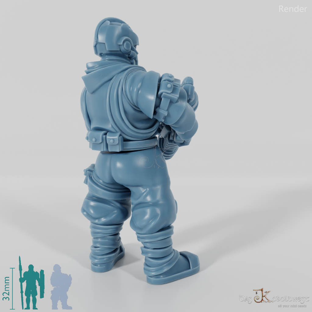 Space Soldiers - Marauder mit Flammenwerfer