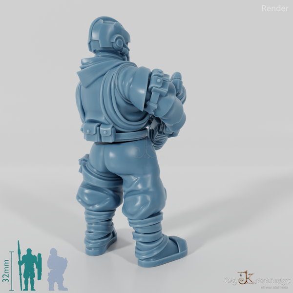 Space Soldiers - Marauder mit Flammenwerfer