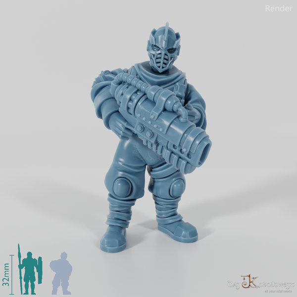 Space Soldiers - Marauder mit Flammenwerfer