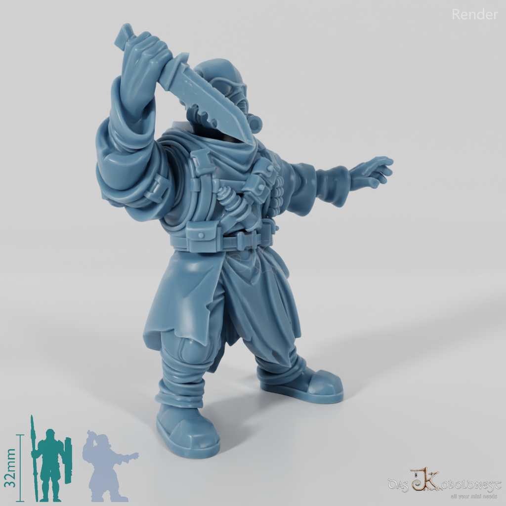 Space Soldiers - Marauder mit Messer 01