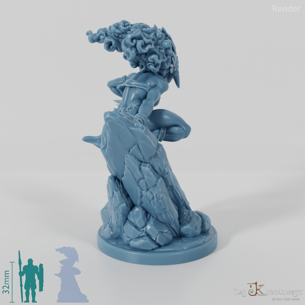 Masina, Maskierte Inselschurkin mit Doppelklinge 01