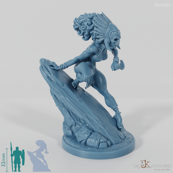 Masina, Maskierte Inselschurkin mit Beil 01