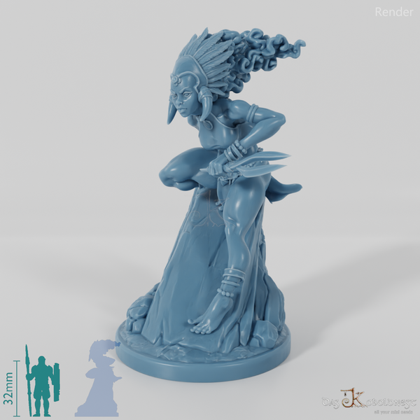 Masina, Inselschurkin mit Doppelklinge 01