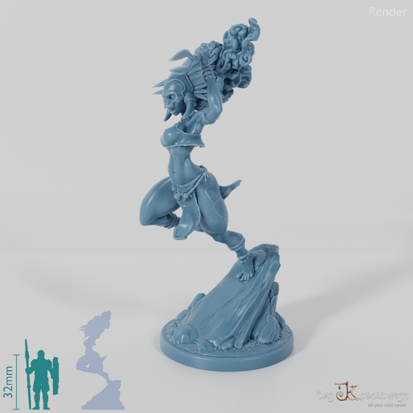 Masina, Maskierte Inselschurkin mit Doppelklinge 02