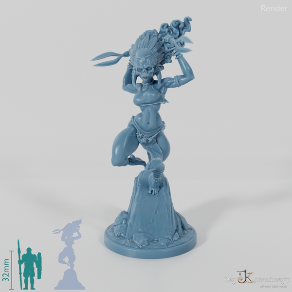 Masina, Maskierte Inselschurkin mit Doppelklinge 02