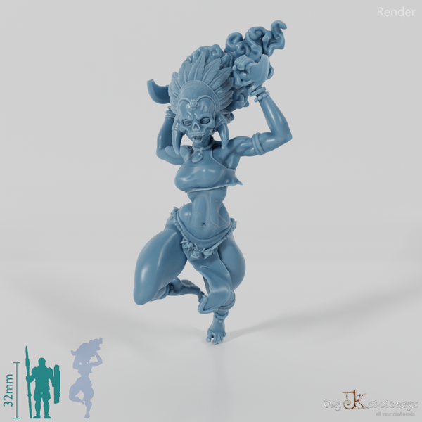 Masina, Maskierte Inselschurkin mit Beil 02