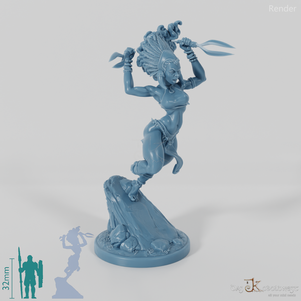 Masina, Inselschurkin mit Doppelklinge 02