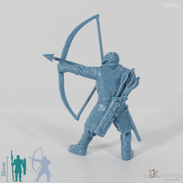 Gerüsteter Bogenschütze 01