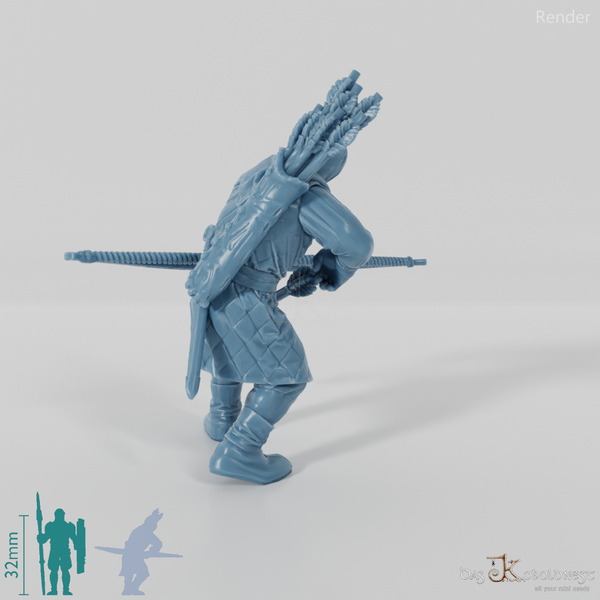 Gerüsteter Bogenschütze 05