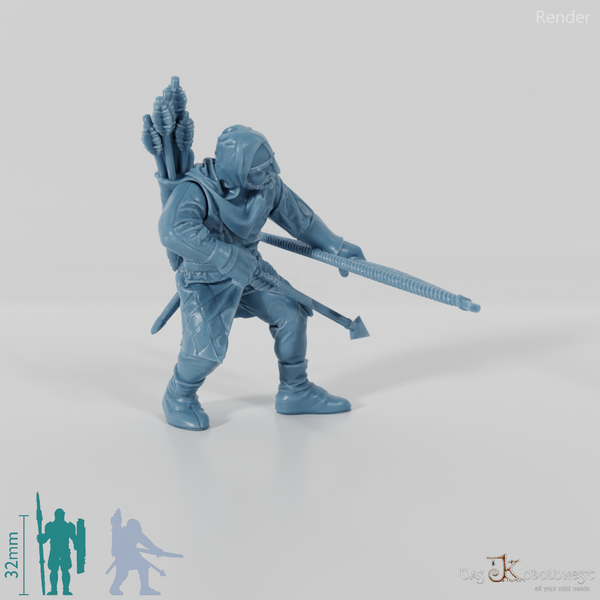 Gerüsteter Bogenschütze 05