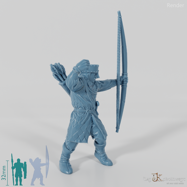 Gerüsteter Bogenschütze 06