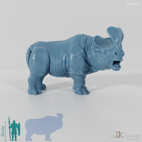 Megacerops 03 - StoneAxe Miniatures