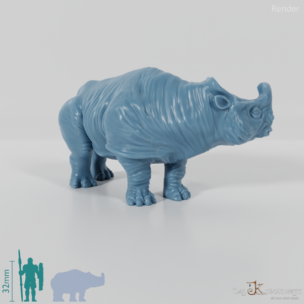 Megacerops 06 (Jungtier) - StoneAxe Miniatures