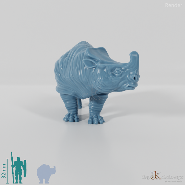 Megacerops 06 (Jungtier) - StoneAxe Miniatures