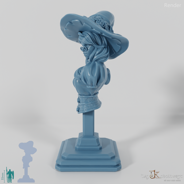 Büste - Melinda, die gute Hexe