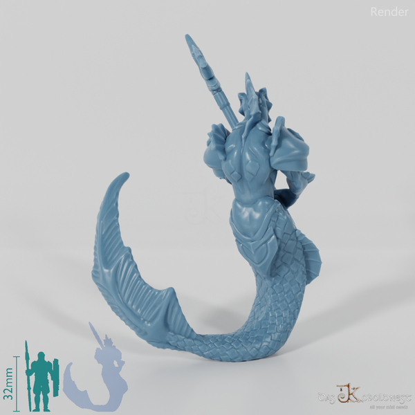 Meervolk mit Dreizack