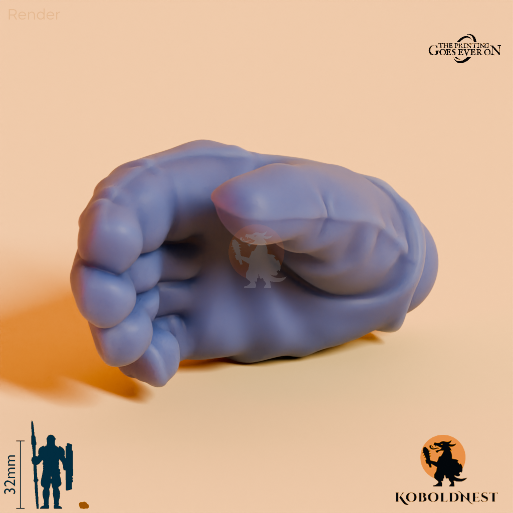 Minenzwerg-Hand, Entspannt A