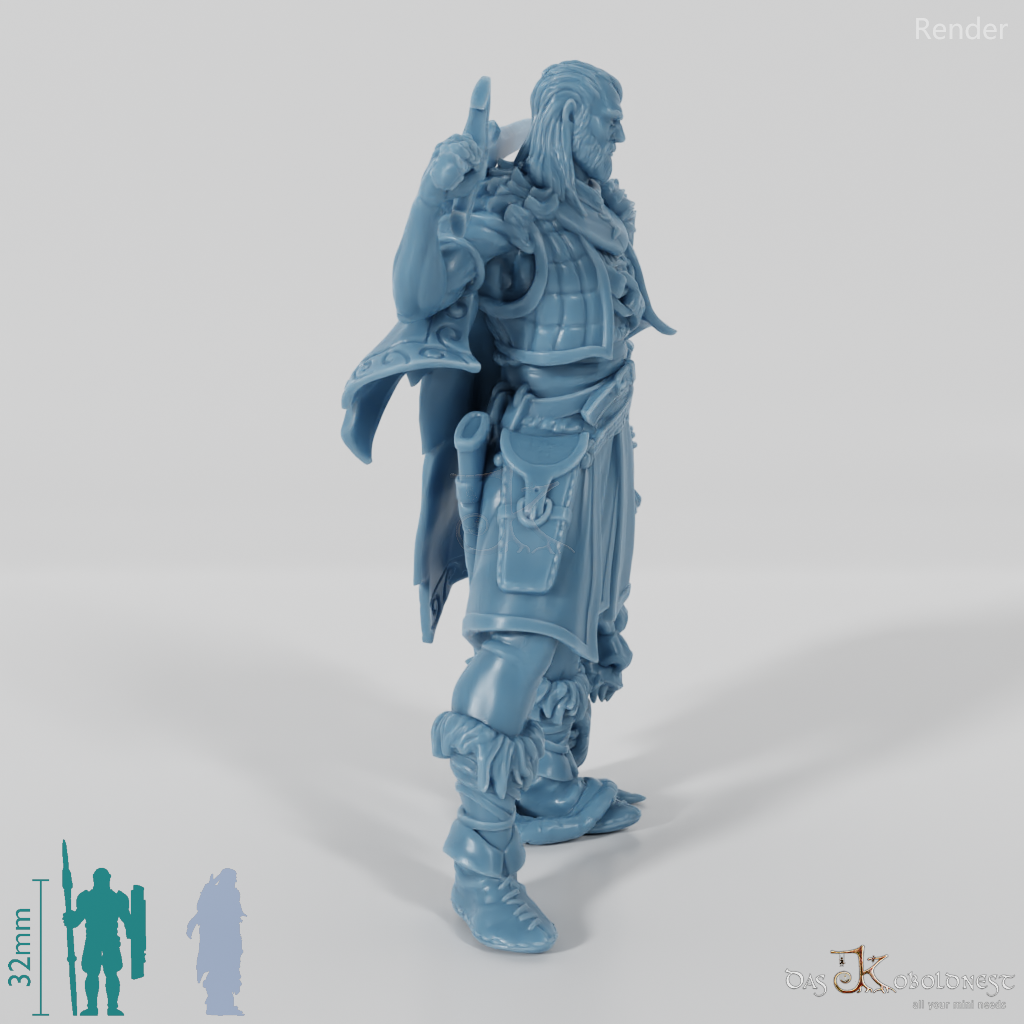 Wylder, Monsterjäger mit Trophäe