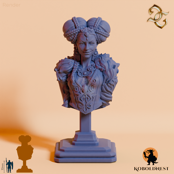 Bust - Morgause Lovefeaster, Human