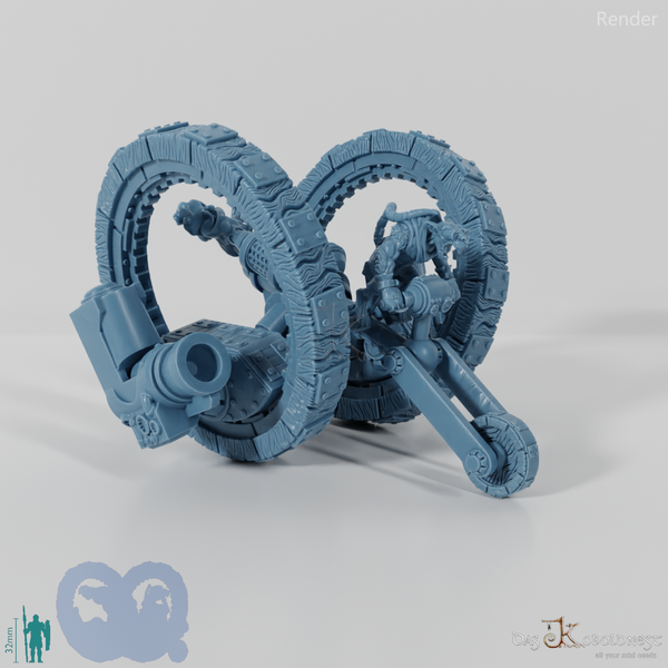 Rattenvolk-Kriegsmaschine mit Mörsern