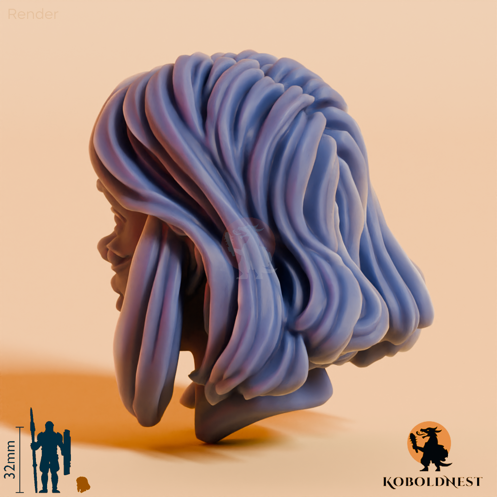 Mutantenkopf - Weiblich