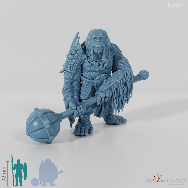 Batu, Affenvolk-Barbar mit Streitkolben