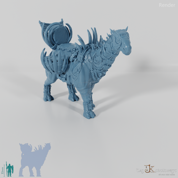 Gerüstetes Paraceratherium