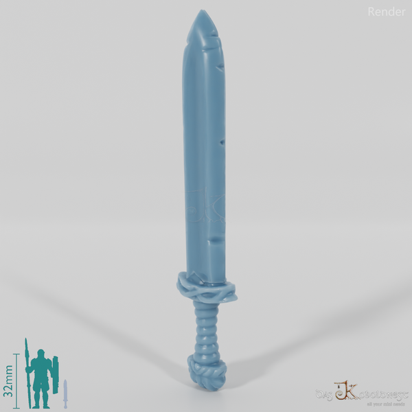 Einhandschwert mit verzierter Parierstange