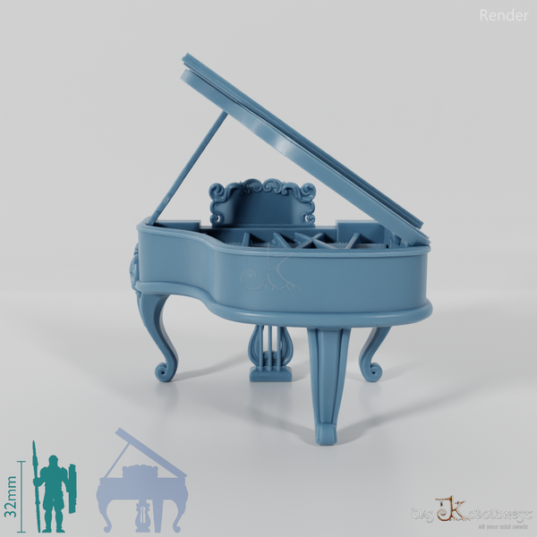 Flügel mit Klavierhocker