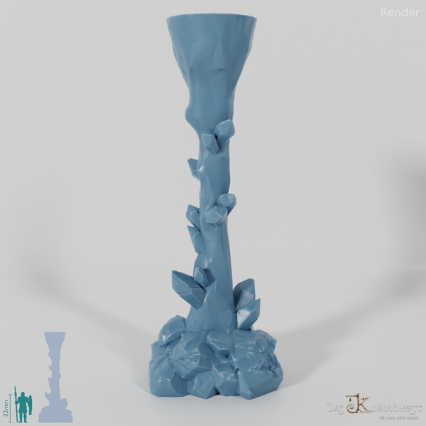 Kristallene Tropfsteinsäulen