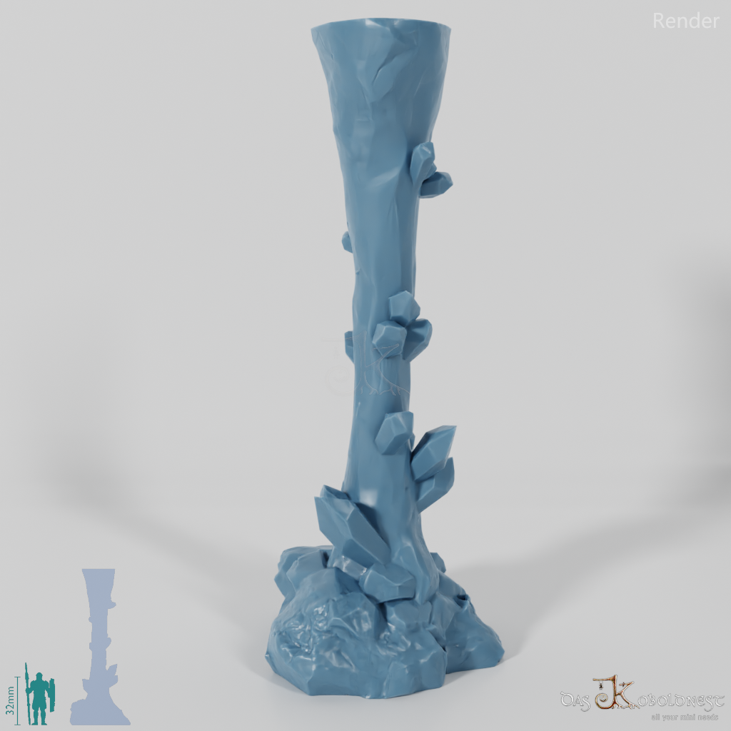 Kristallene Tropfsteinsäulen