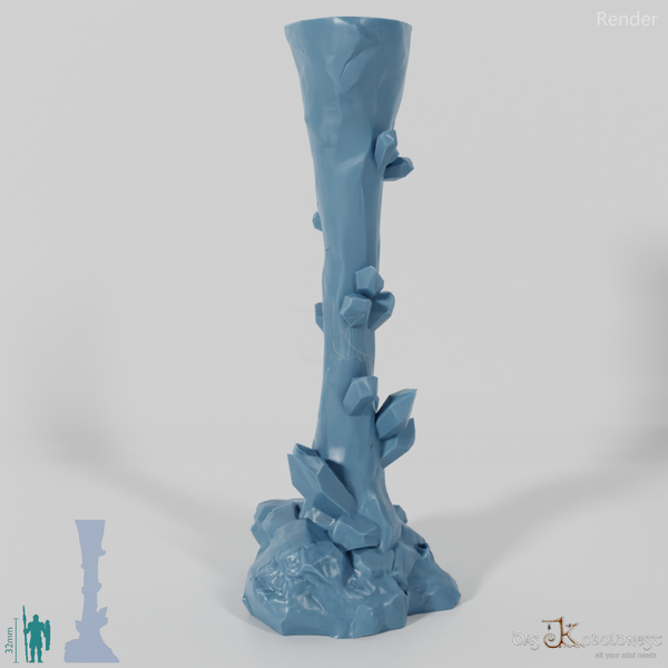 Kristallene Tropfsteinsäulen