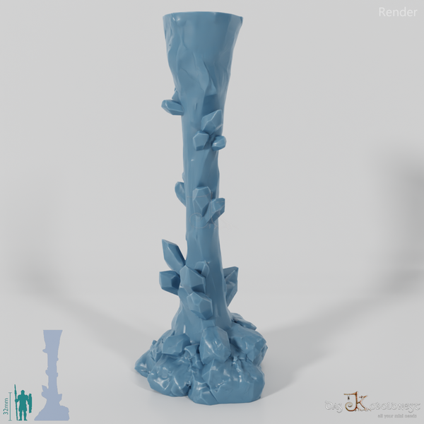 Kristallene Tropfsteinsäulen