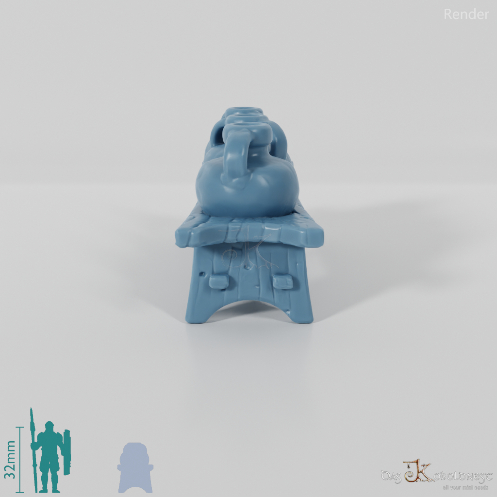 Töpferei - Töpferbank