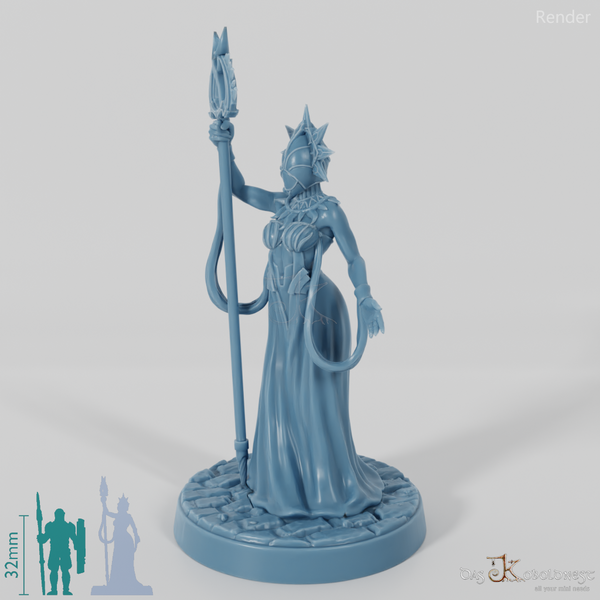 Astralelfen-Priesterin mit Maske 01