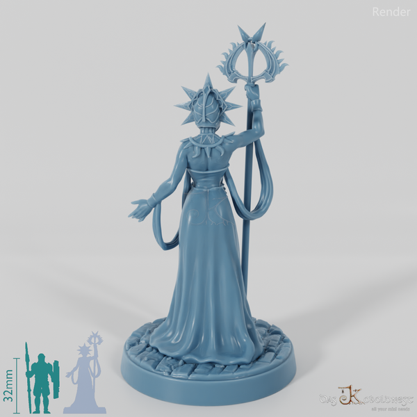 Astralelfen-Priesterin mit Maske 01