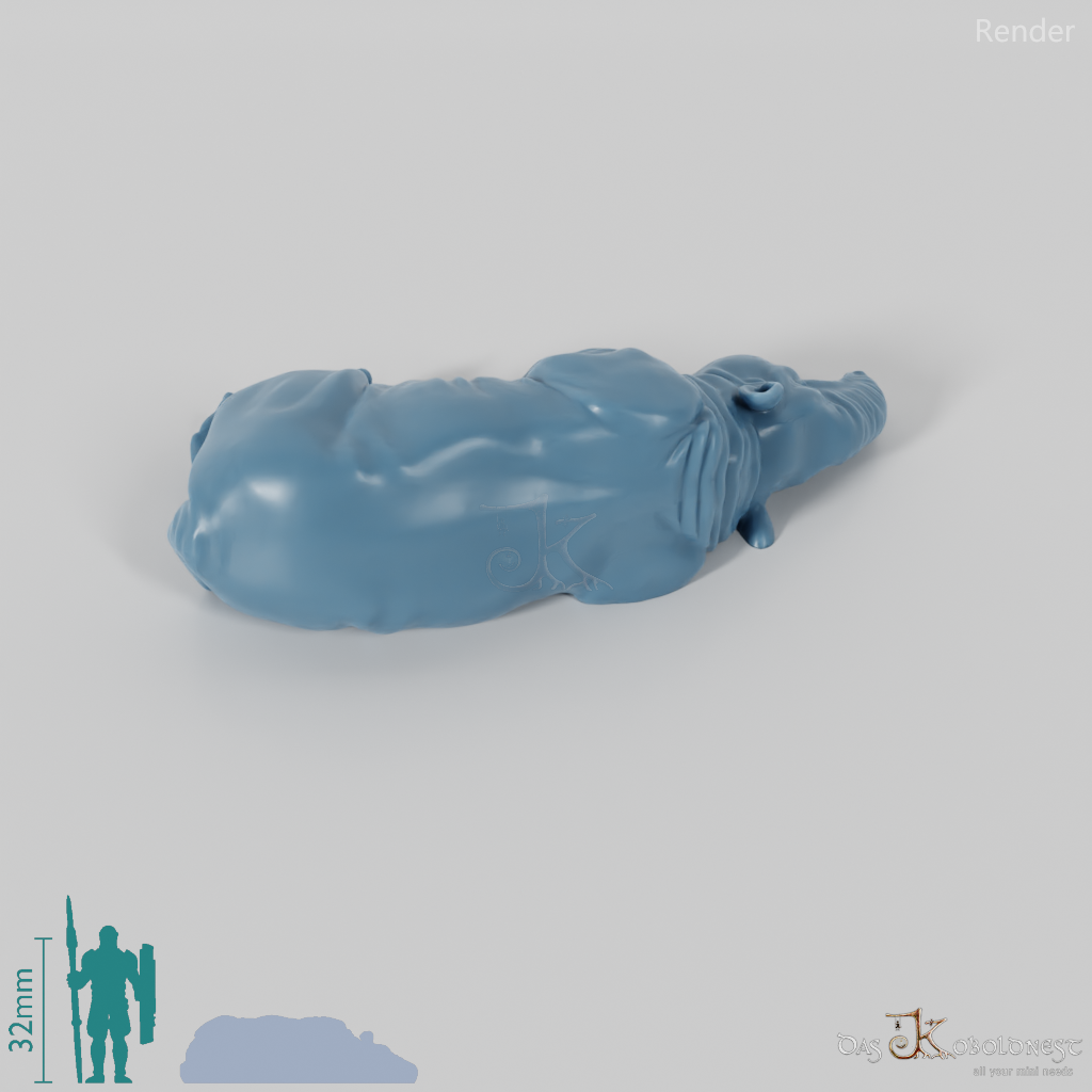 Pyrotherium 10 (Kadaver)- StoneAxe Miniatures