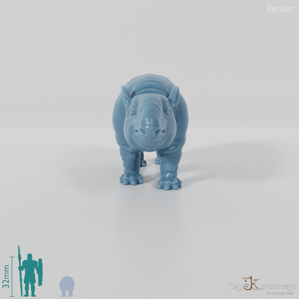 Pyrotherium 04 (Jungtier) - StoneAxe Miniatures