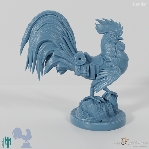 Huhn - Choto, gesattelter Riesenhahn