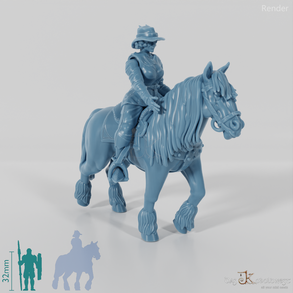 Stadtmensch - Reiterin 01