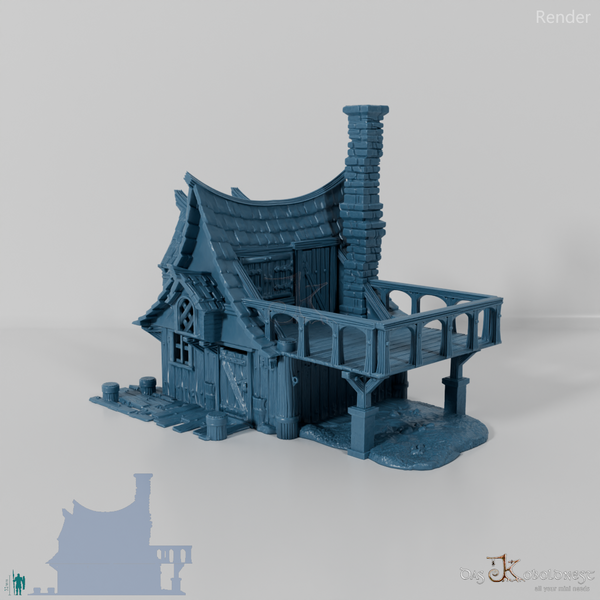 Medieval Town - River Master's Hut