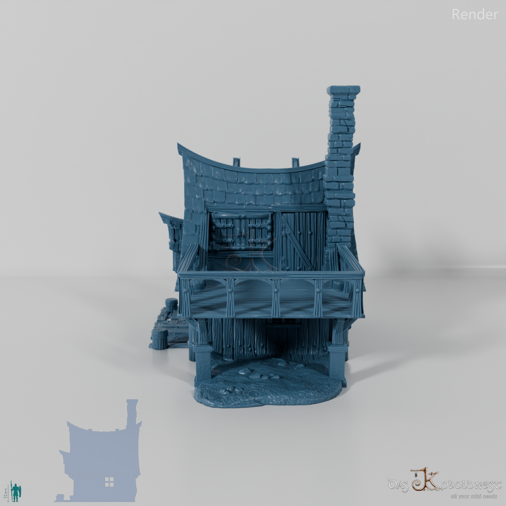 Medieval Town - River Master's Hut