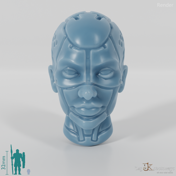 Frauenkopf - SciFi Android