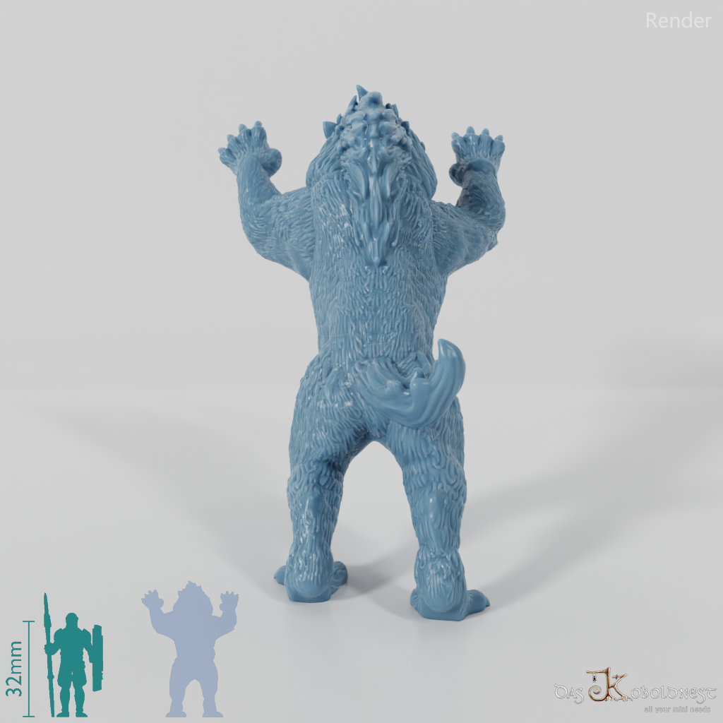 Angreifender Säbelzahntiger