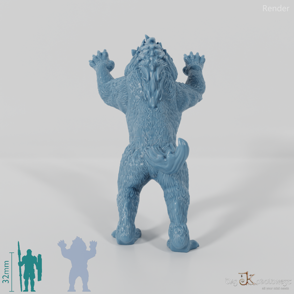 Angreifender Säbelzahntiger